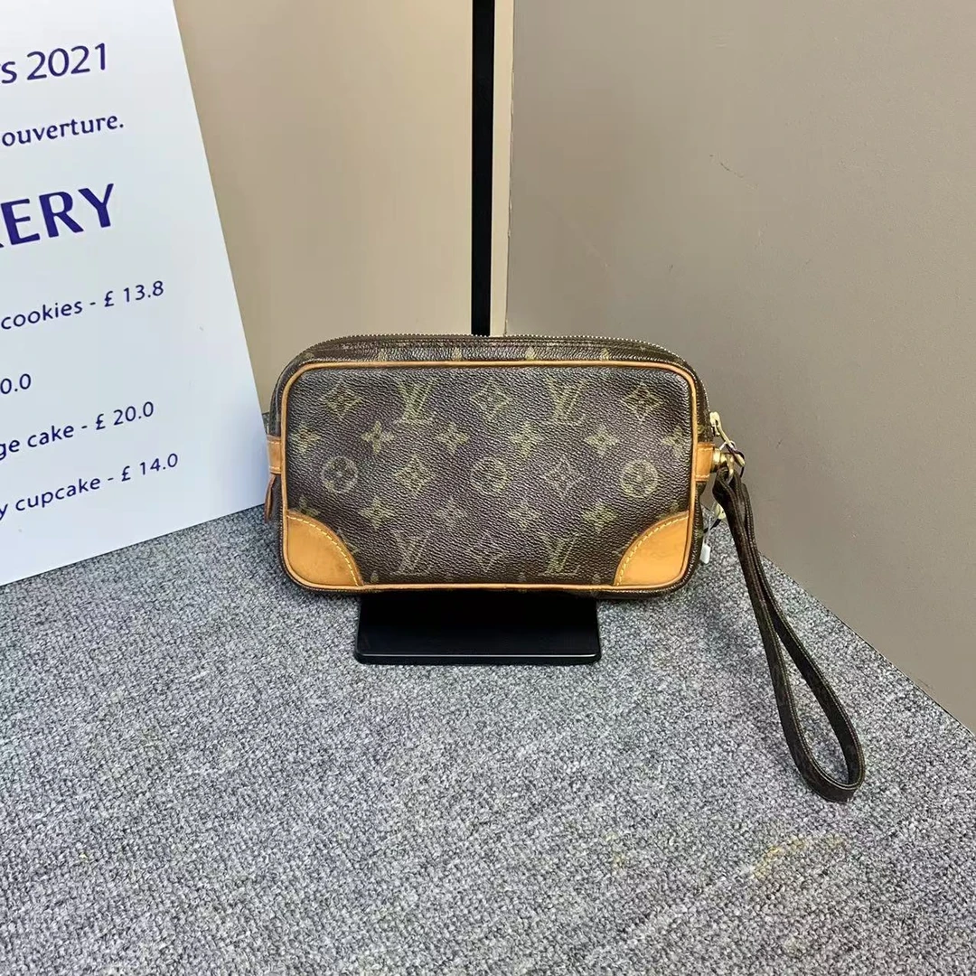 95新 LouisVuitton/路易威登 LV老花手拿包/路易威登手拿