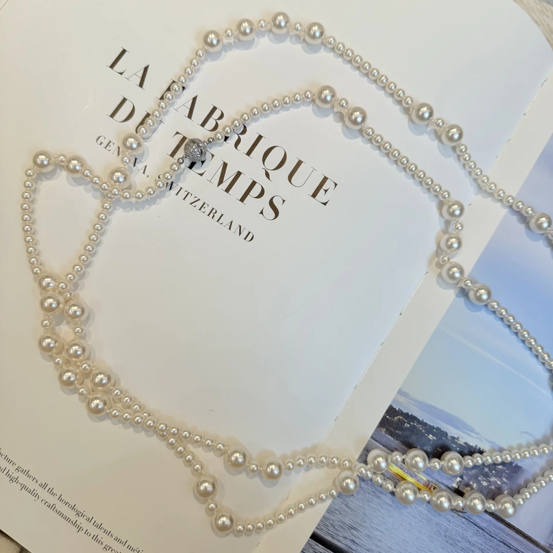 非金属仿珍珠项链 BLAVCPEON【核心闪球】时尚项链 X8510070H