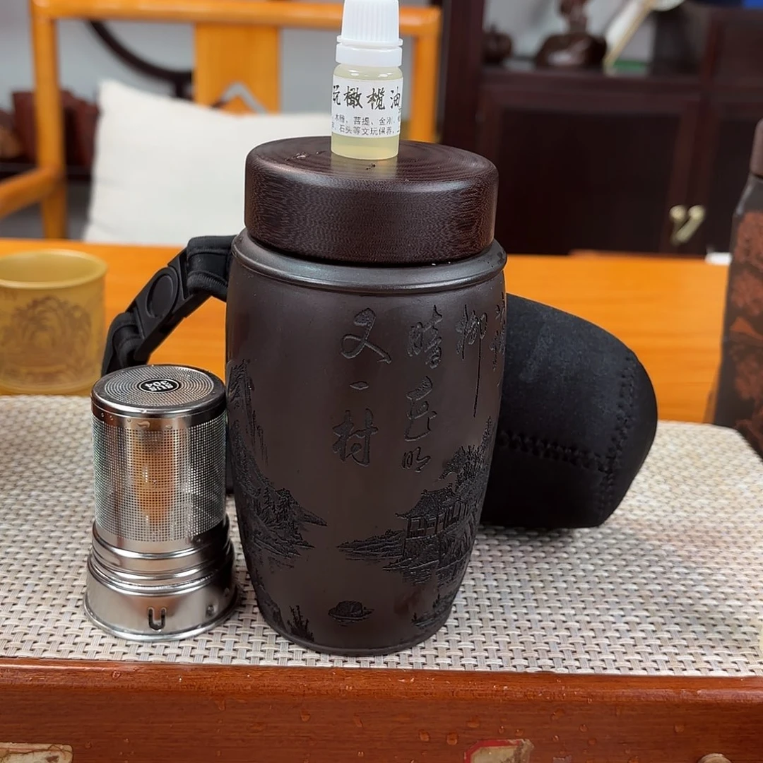 紫砂茶杯宜兴紫砂杯