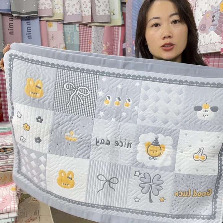 棉特价灰色百福图
