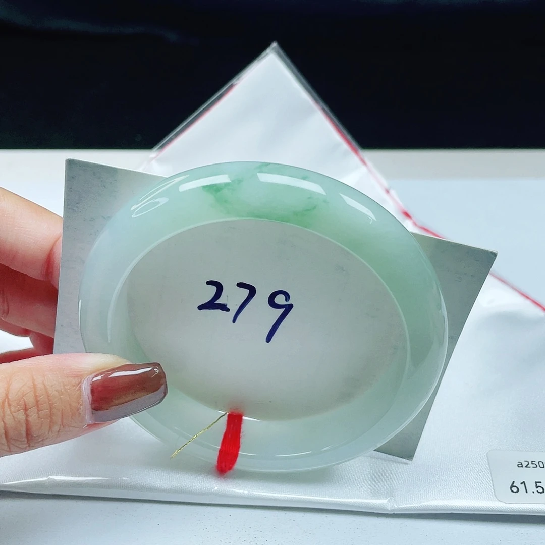 翡翠未镶嵌手镯 正圈61+