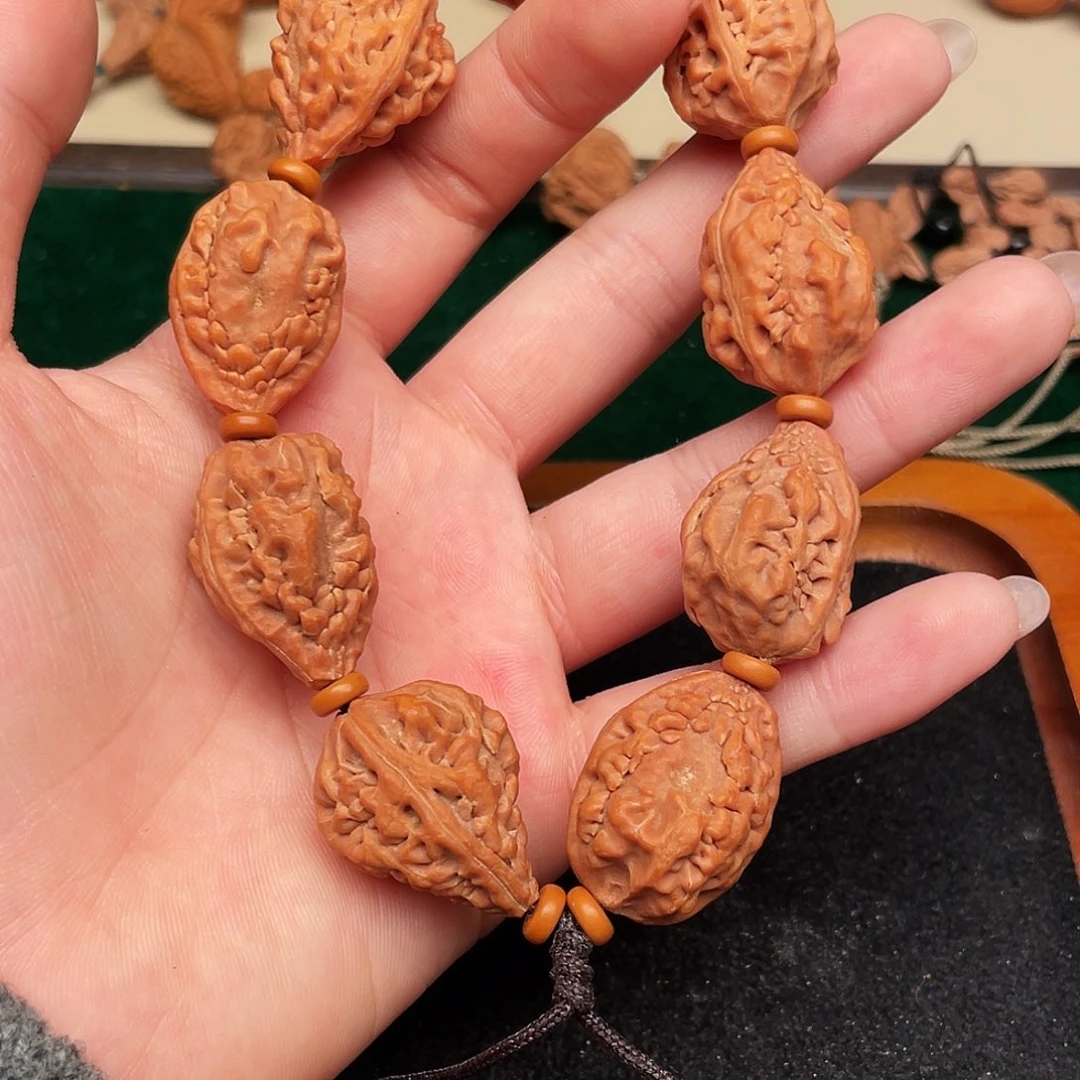 不***舟文玩核桃吊坠麒麟