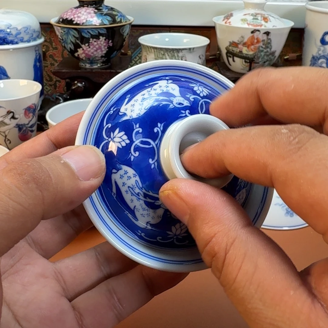 Z***泽杯子景德镇全手工手绘陶瓷