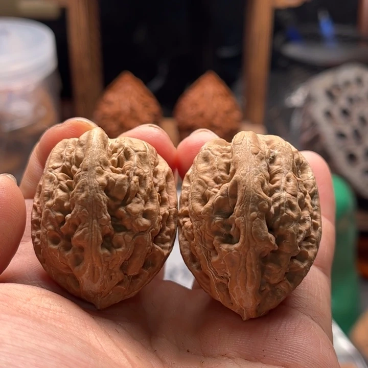 文玩核桃把件楸大胖91