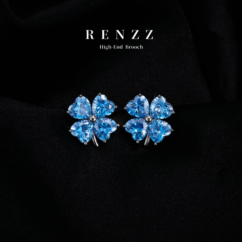 0595 【梦幻幸运草】设计师款耳钉