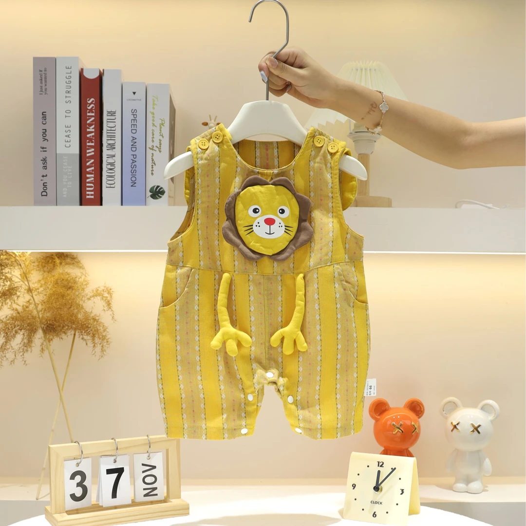 主播推荐婴幼儿A类夏季薄款男女宝棉麻2025年款衣服儿童-新