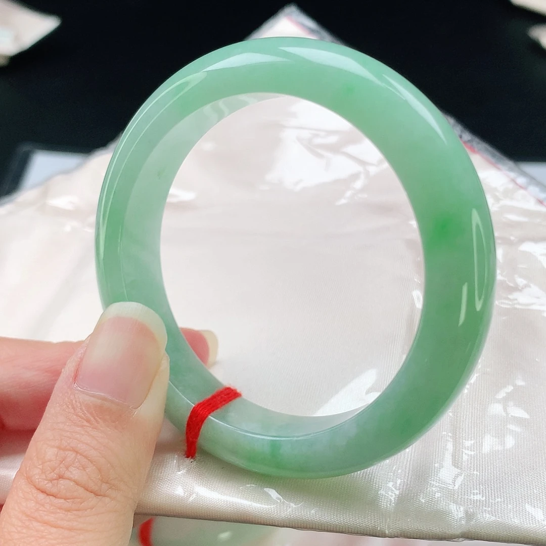 未镶嵌手镯翡翠52+圈4831