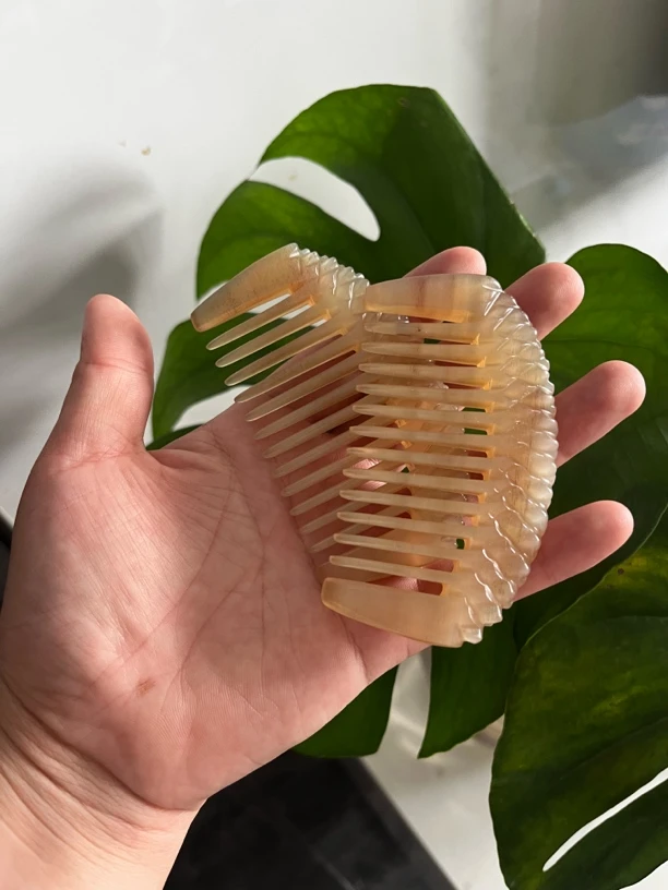 正宗藏羊角钻钻一个装女士包包梳加厚防静电梳子便携养发密齿