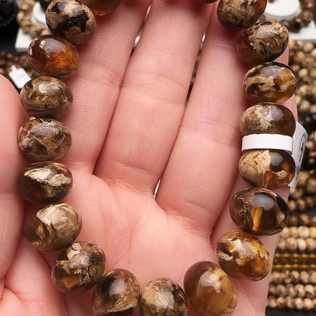 琥珀未镶嵌手链抚顺琥珀