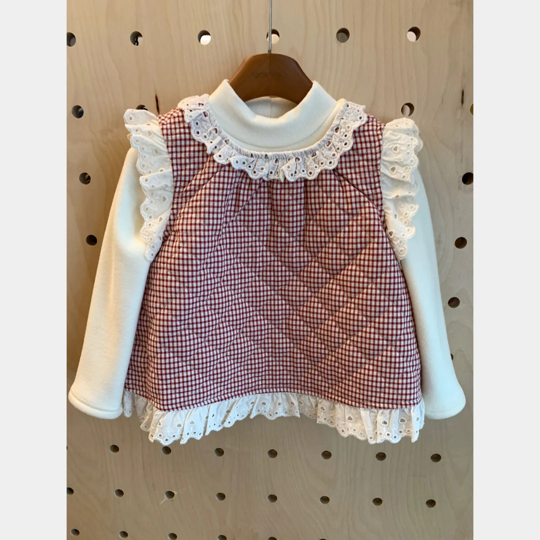逸朵美芽COMING ONES 女童深秋上衣两件套7277