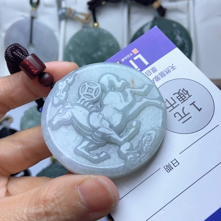 翡翠未镶嵌挂件翡翠