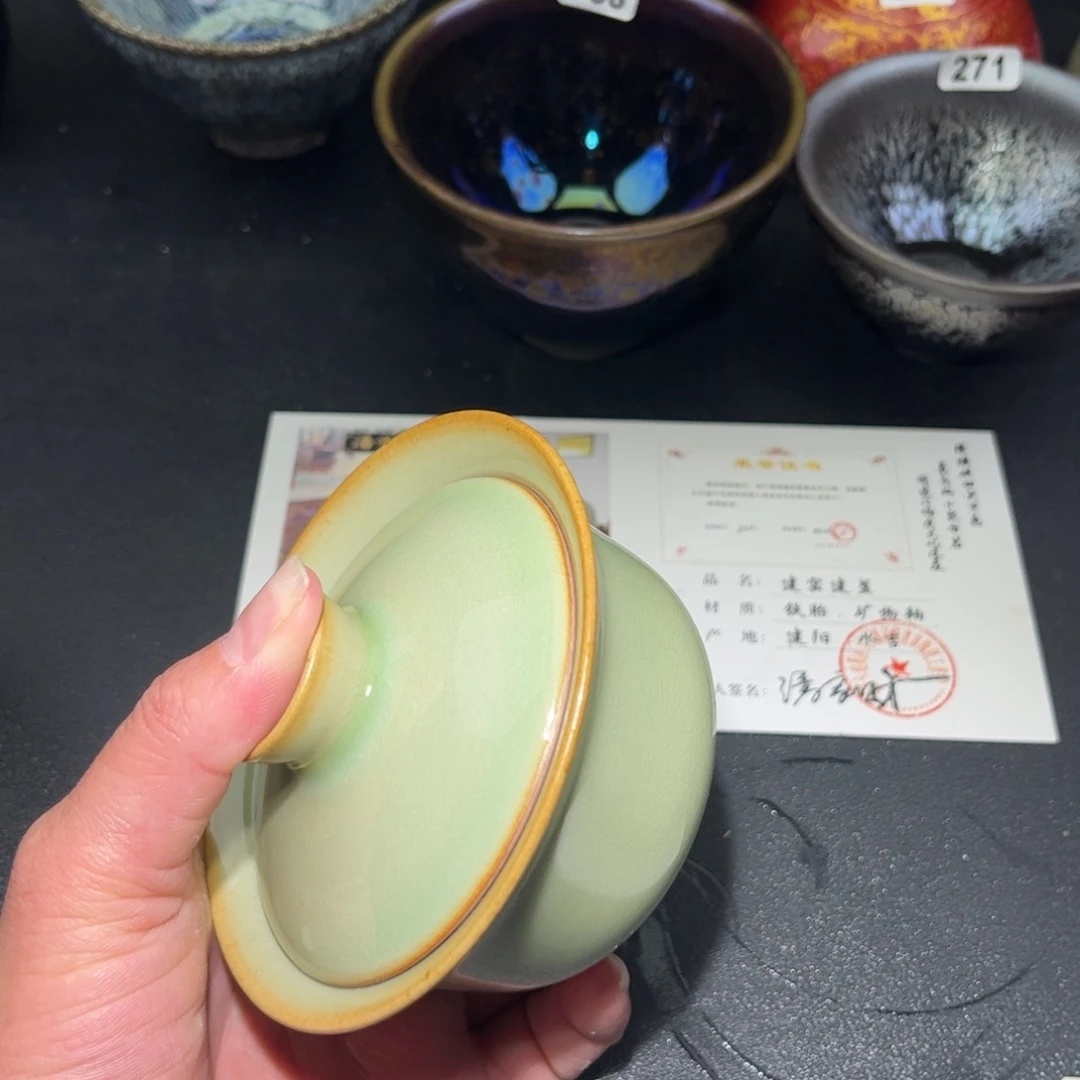 于***人茶盏建盏单盏太好看了吧……