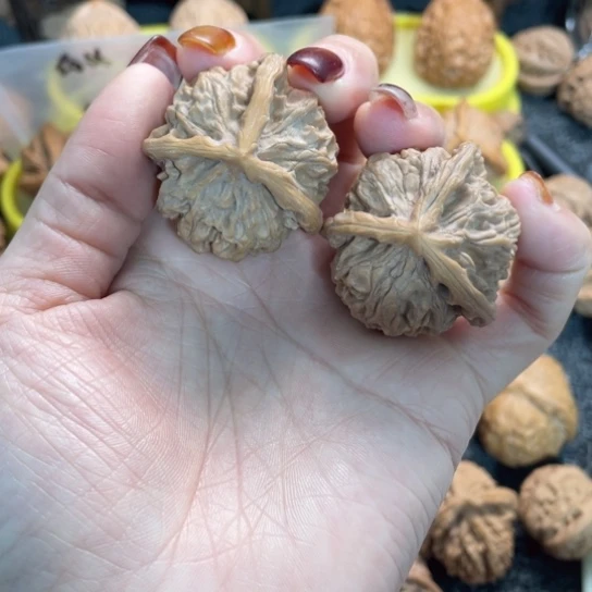 吊坠文玩核桃11玉玺三棱