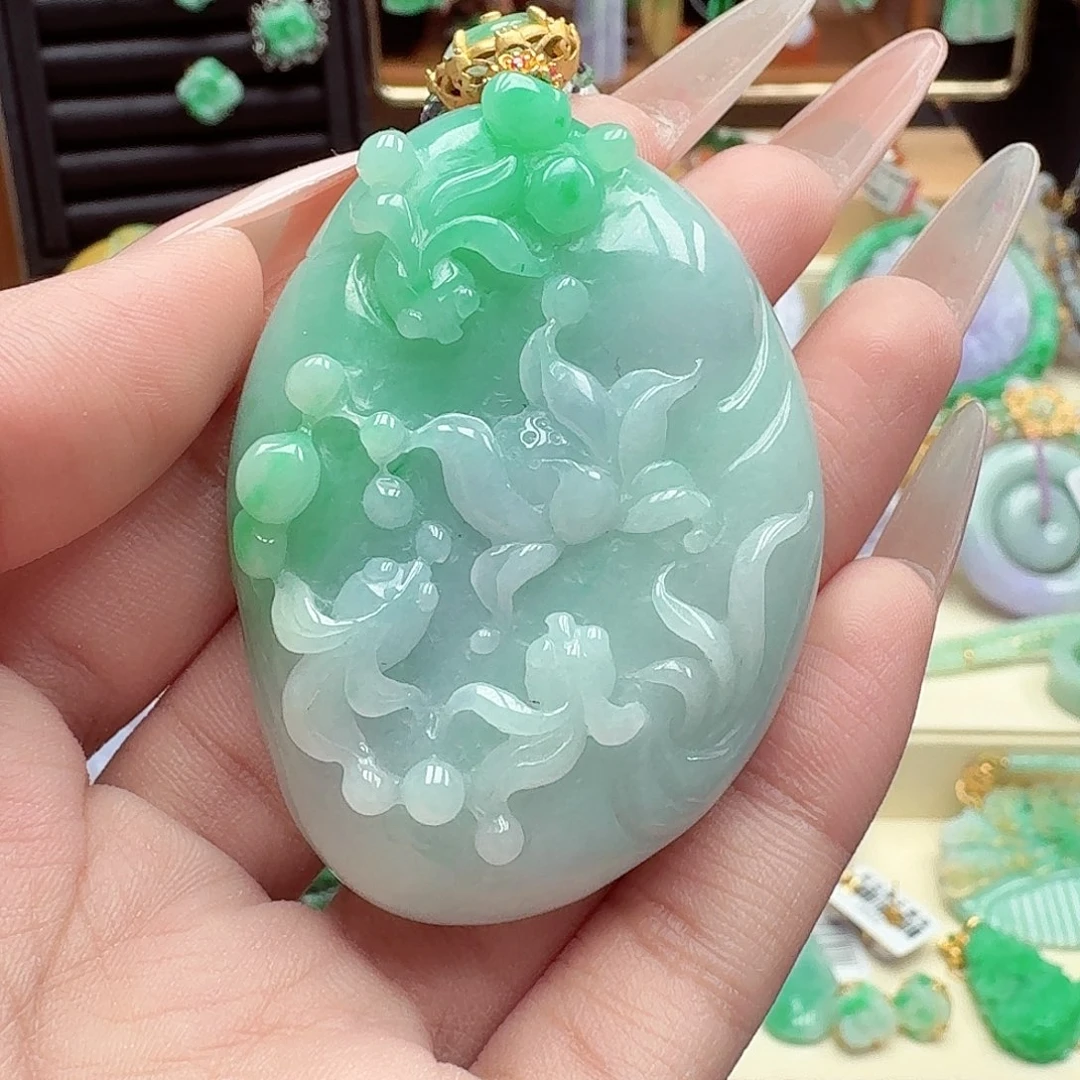颈饰未镶嵌翡翠翡翠吊坠