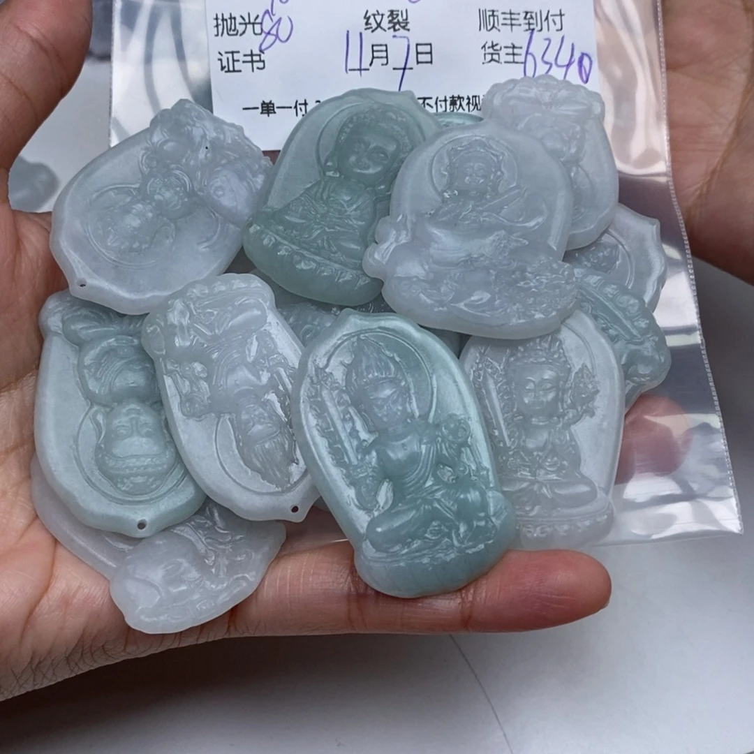 糖***肉定制翡翠未镶嵌翡翠