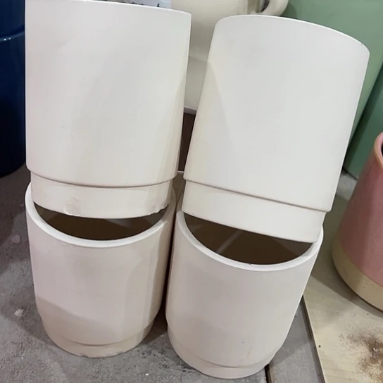 多肉绿植陶瓷花盆9.9包邮，有孔