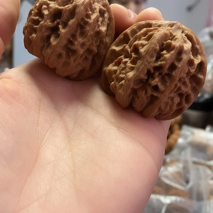 文玩核桃把件42野牛小众