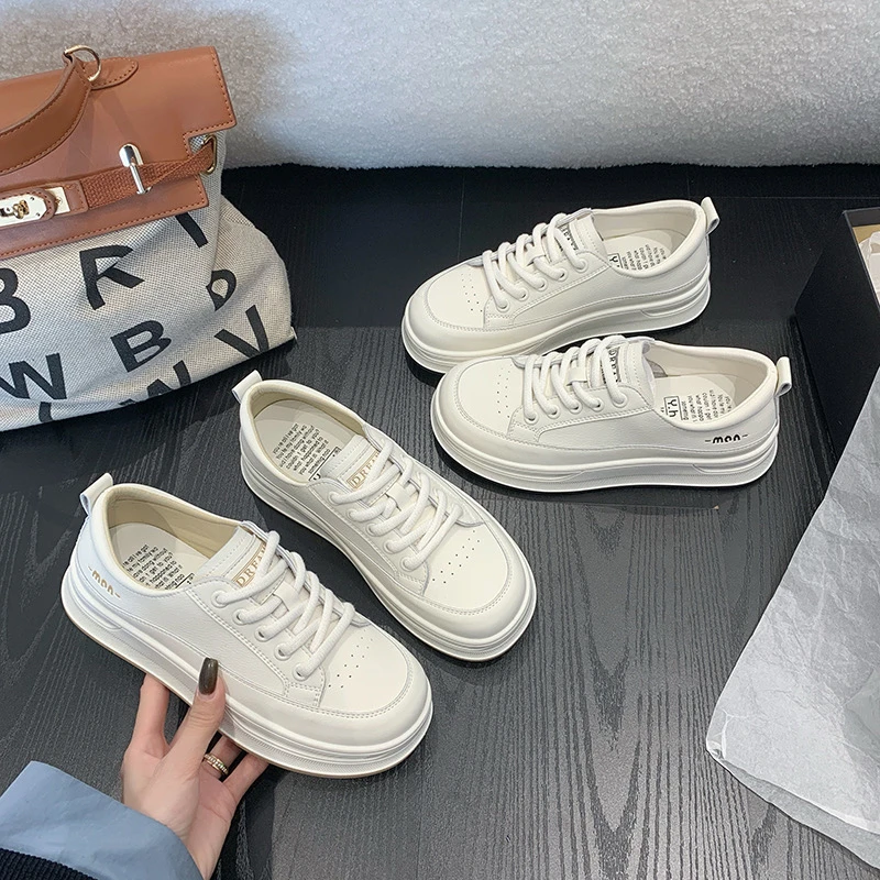 【绮梦】韩版小白鞋女2025春季新款ins潮轻便时尚休闲鞋