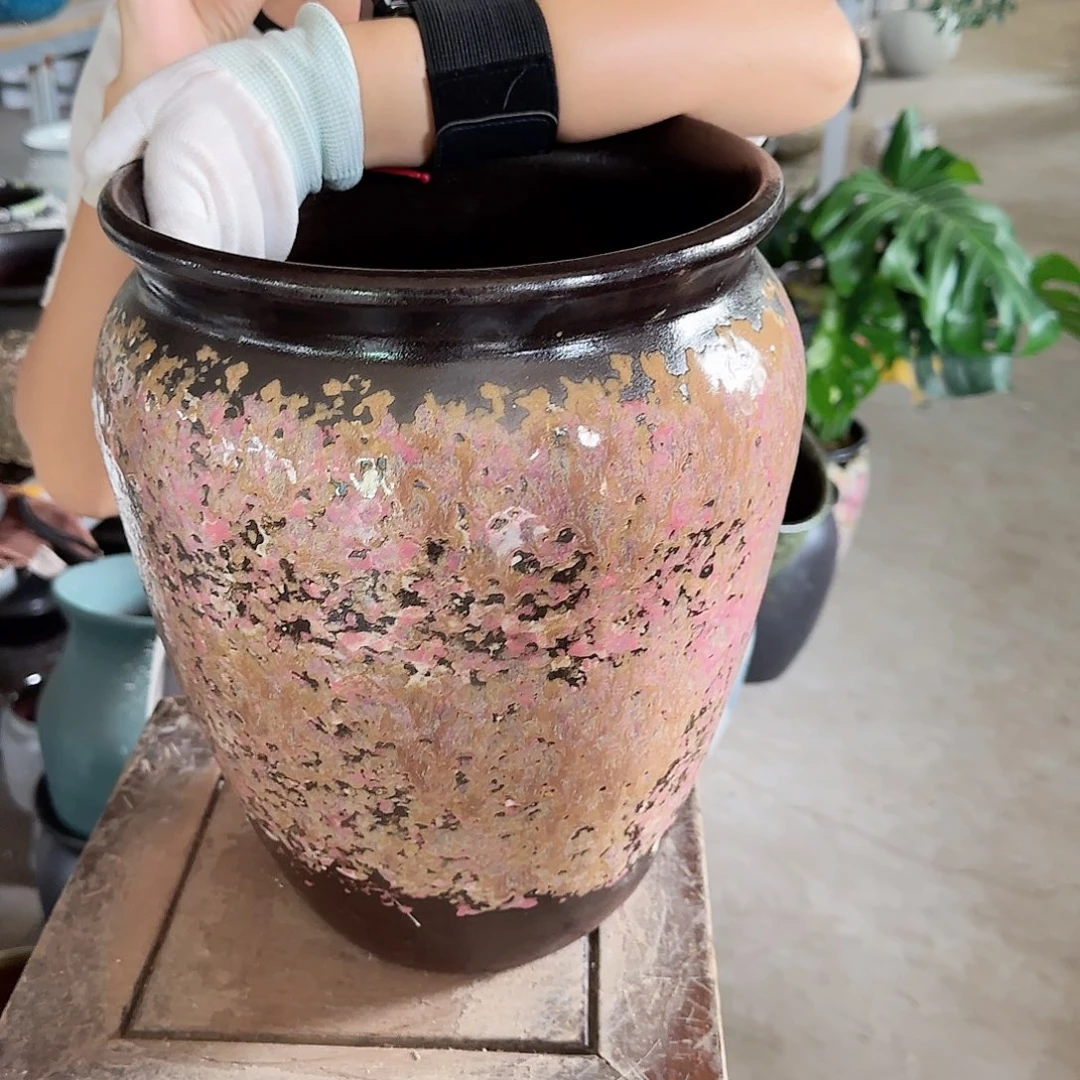 花盆紫砂王嫂花盆0927-123高33口25