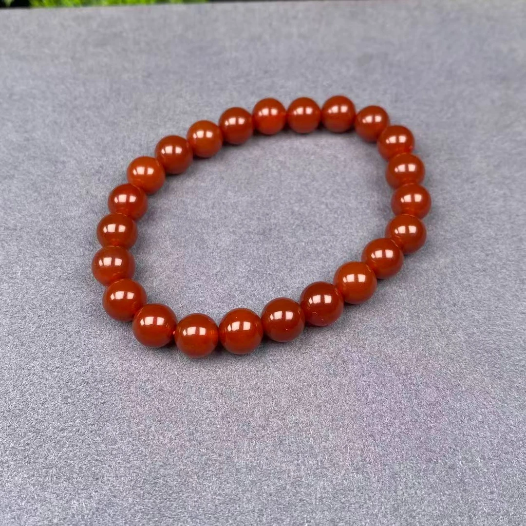 天然原矿圆珠6mm火焰纹手串直播间选购【多样性发其一】