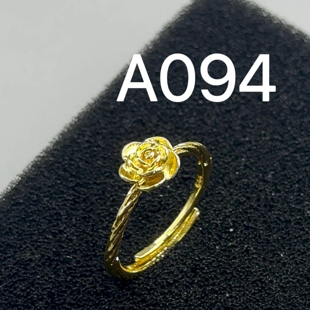 铜合金戒指 A094戒指气质轻奢百搭复古经典简约