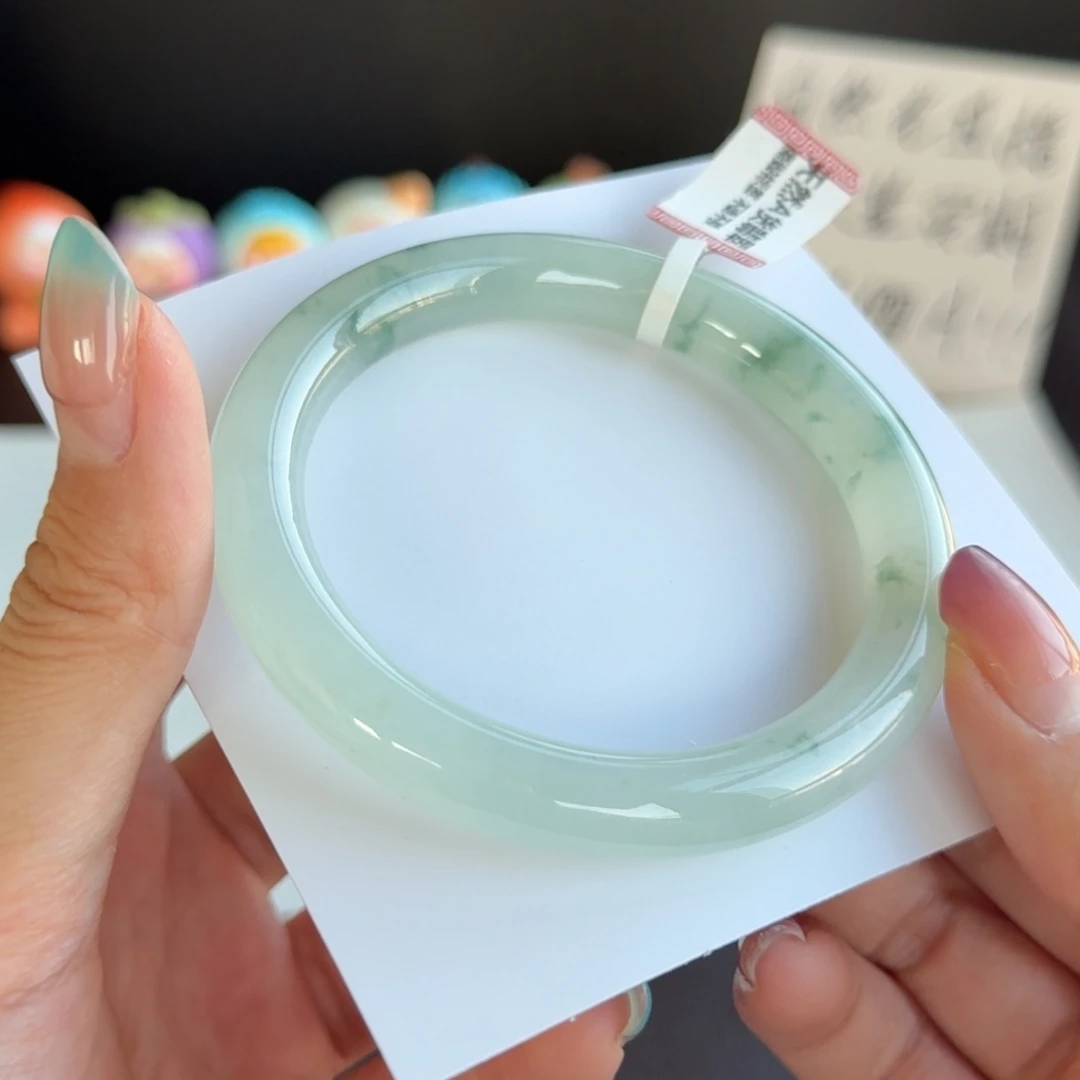 翡翠未镶嵌手镯35号 56.2