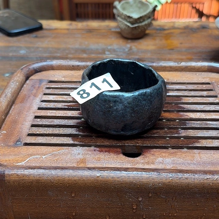纯手工制作粗陶茶具