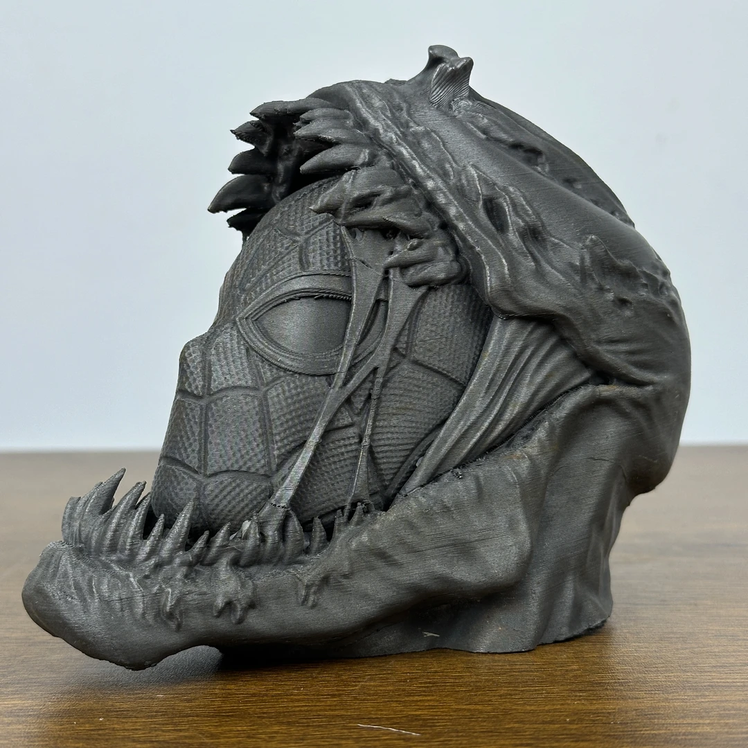 实心铸铁毒液蜘蛛侠头创意人物雕像摆件书架玄关客厅艺术装饰品