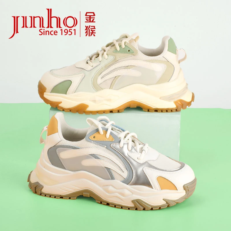 Jinho/金猴秋款老爹鞋时尚百搭休闲高中生女鞋韩版潮鞋180142C/D