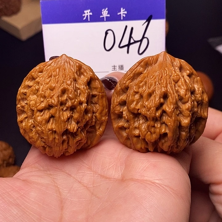 吊坠桃核文玩核桃麦穗虎头42全品n