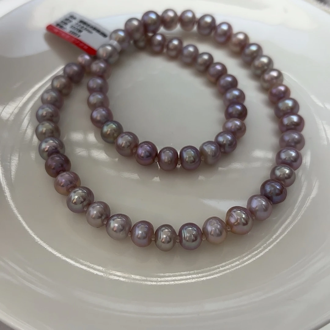 颈饰淡水珍珠未镶嵌无核7-9mm