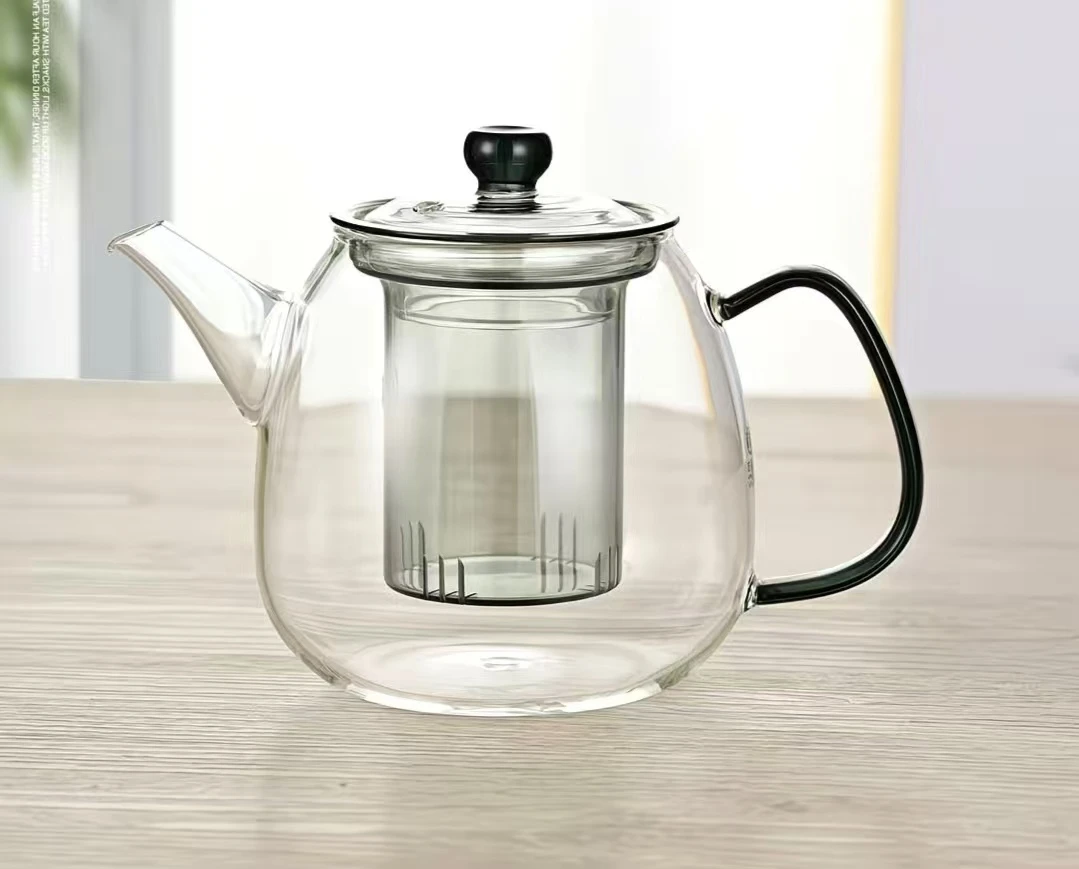 高硼硅玻璃材质大容量耐热防烫玻璃过滤泡茶壶煮茶壶家用办公茶壶