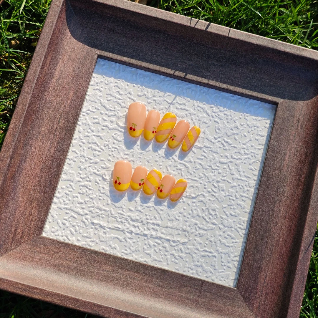 奶酪樱桃-欧可可爱嫩嫩穿戴甲