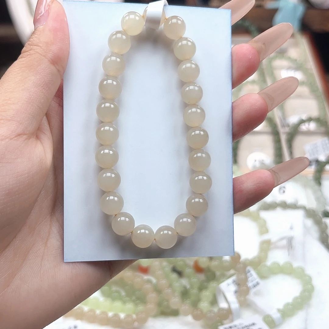 手串未镶嵌和田玉做**梦