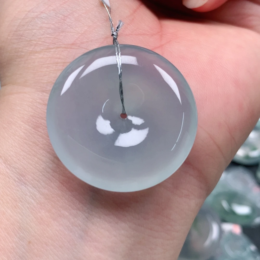 颈饰未镶嵌翡翠天然翡翠