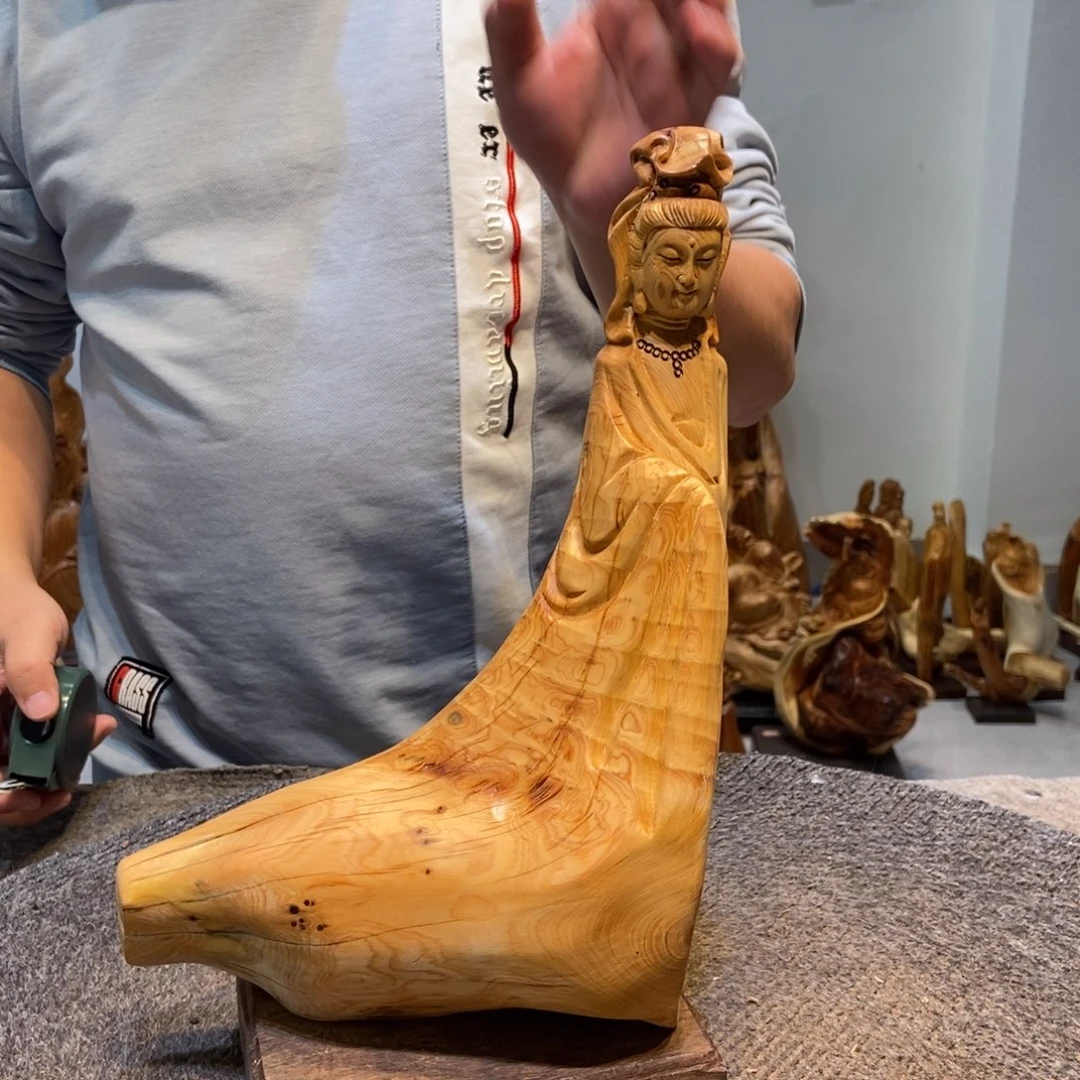 柏木（崖柏）太行崖柏根雕摆件