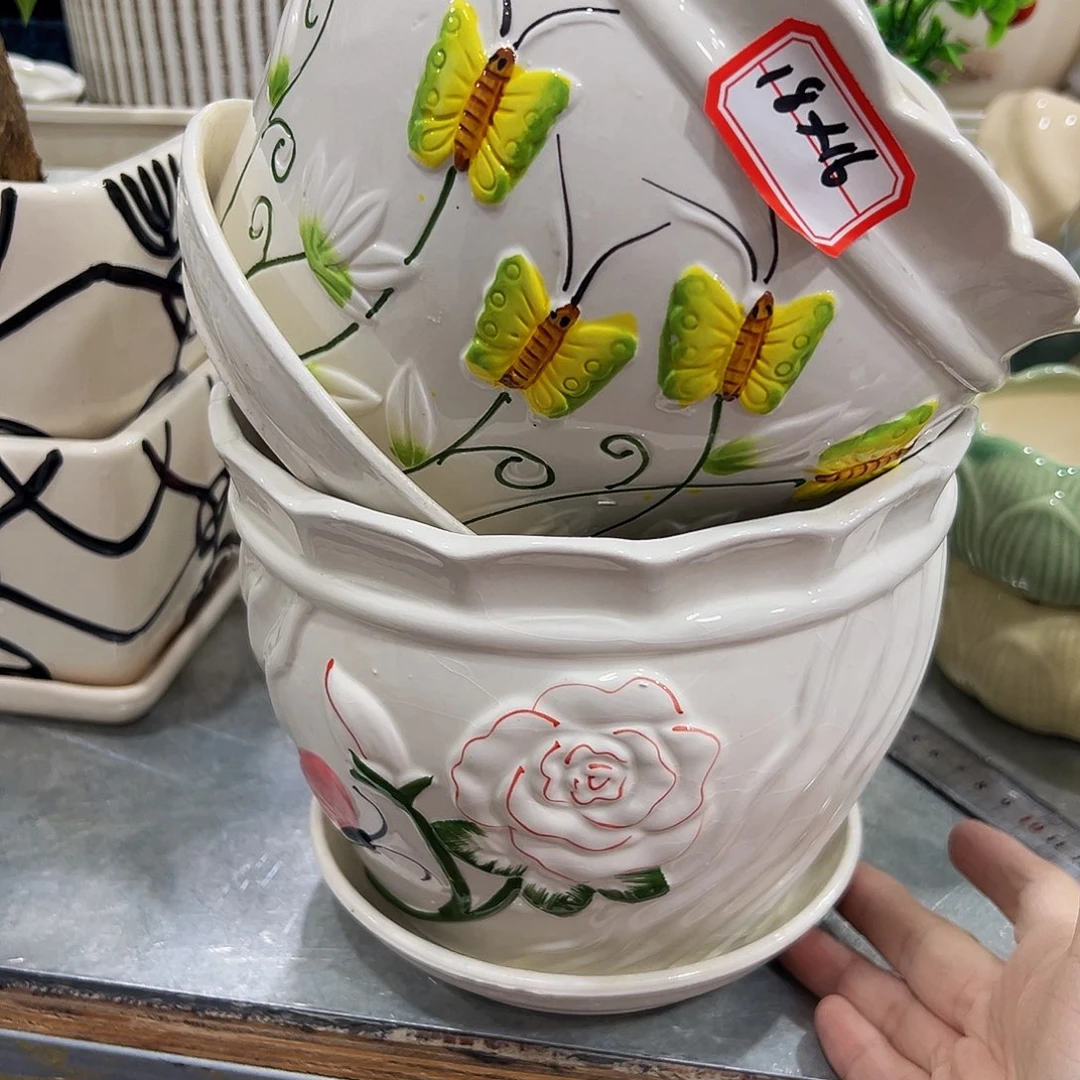 绿植多肉陶瓷花盆