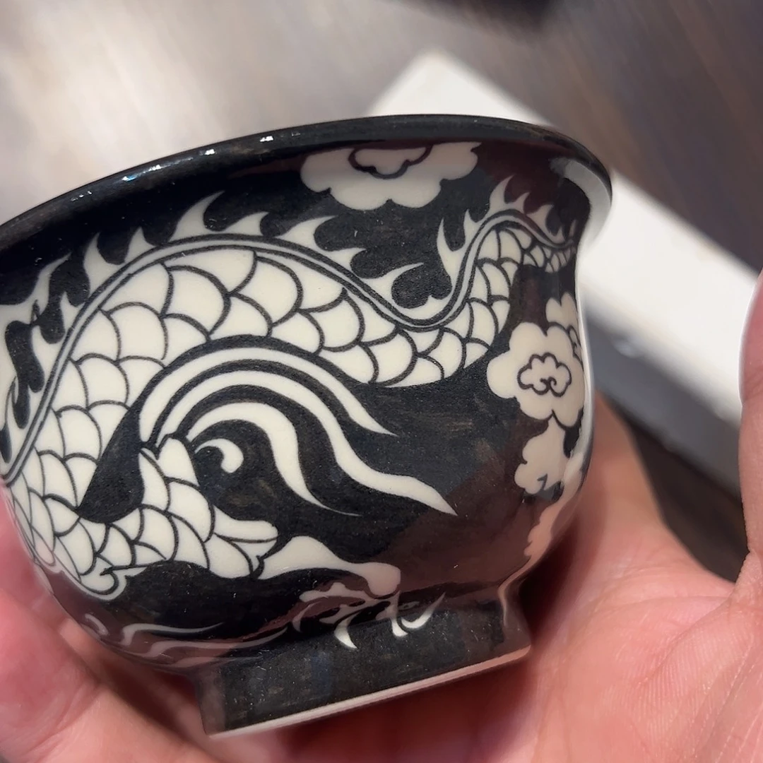 摆件陶三万天陶瓷手工手绘