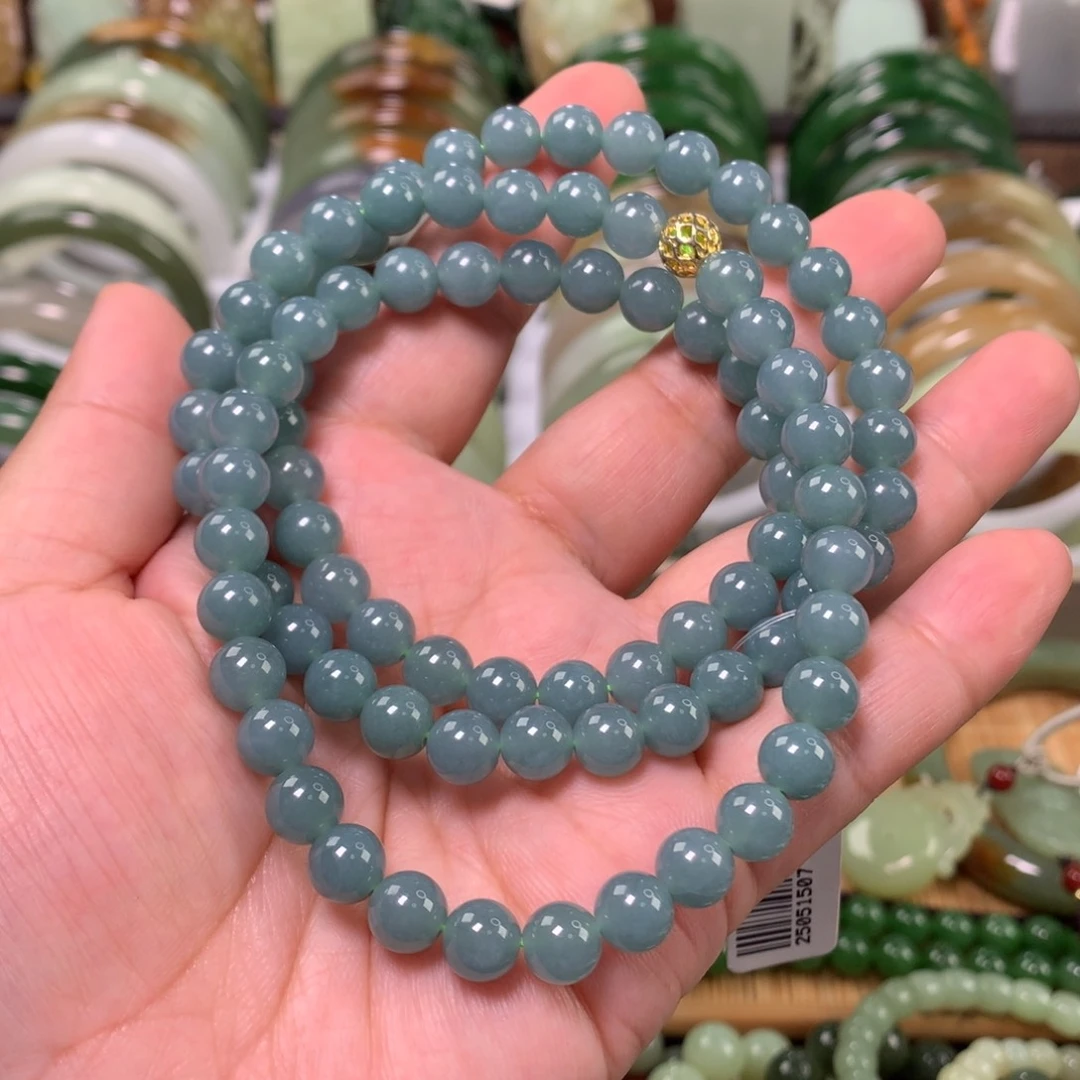 翡翠未镶嵌项链卡0.8