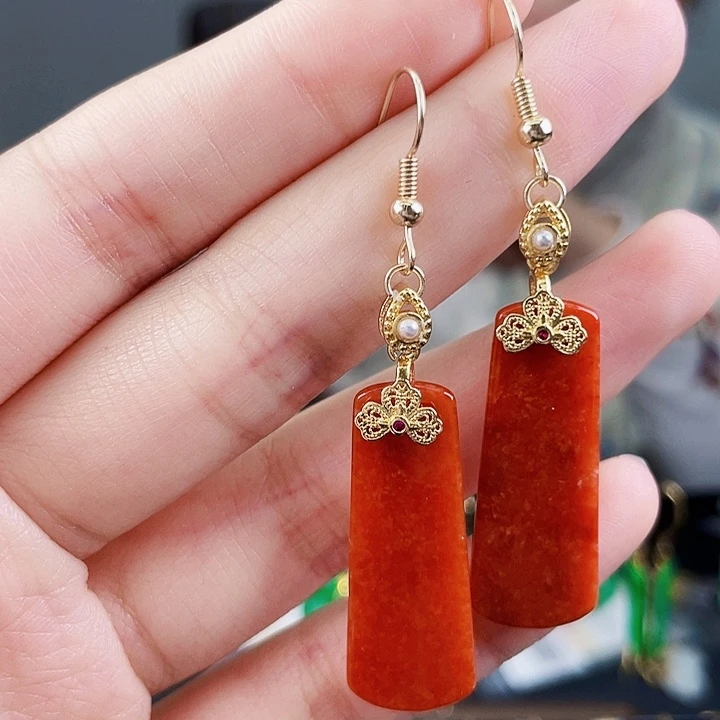 翡翠耳饰未镶嵌饰品