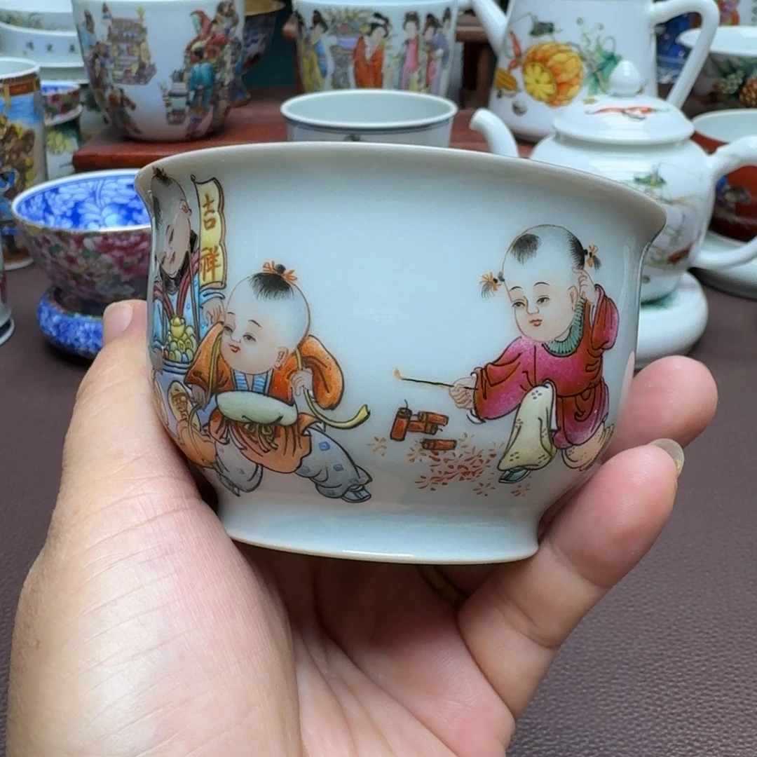 景德镇手工手绘展示
