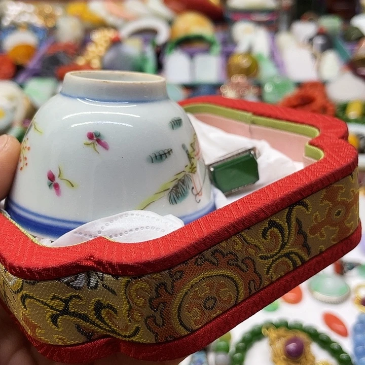 小***哥青花手绘小主人杯子