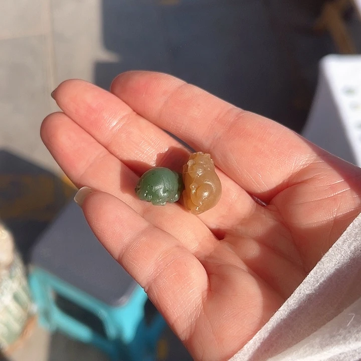 和田玉和田玉挂件未镶嵌余*