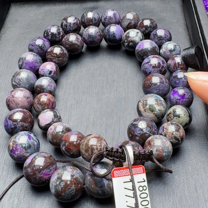 苏纪石（舒俱来）未镶嵌泥地樱花项链