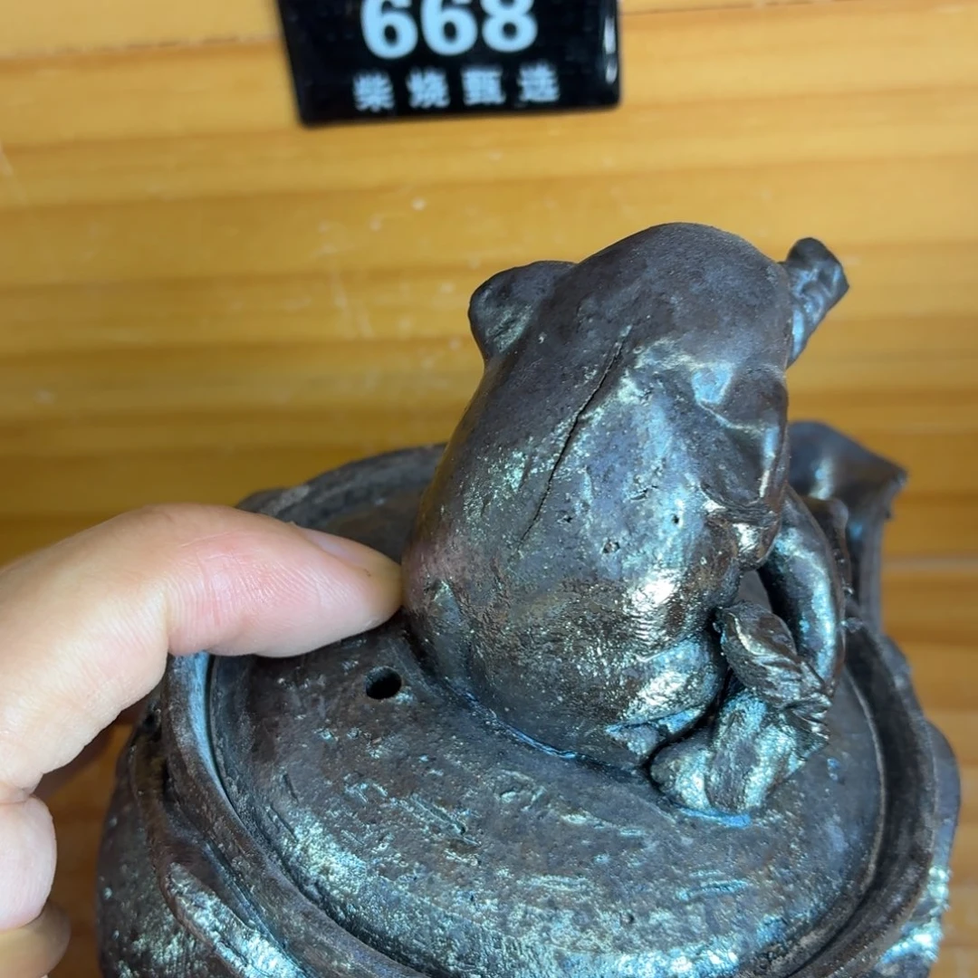 陶园柴烧精品高货661泥纹