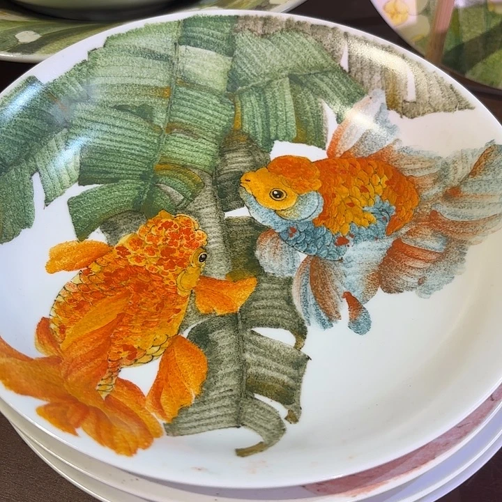 碳***。景德镇艺术陶瓷茶盘