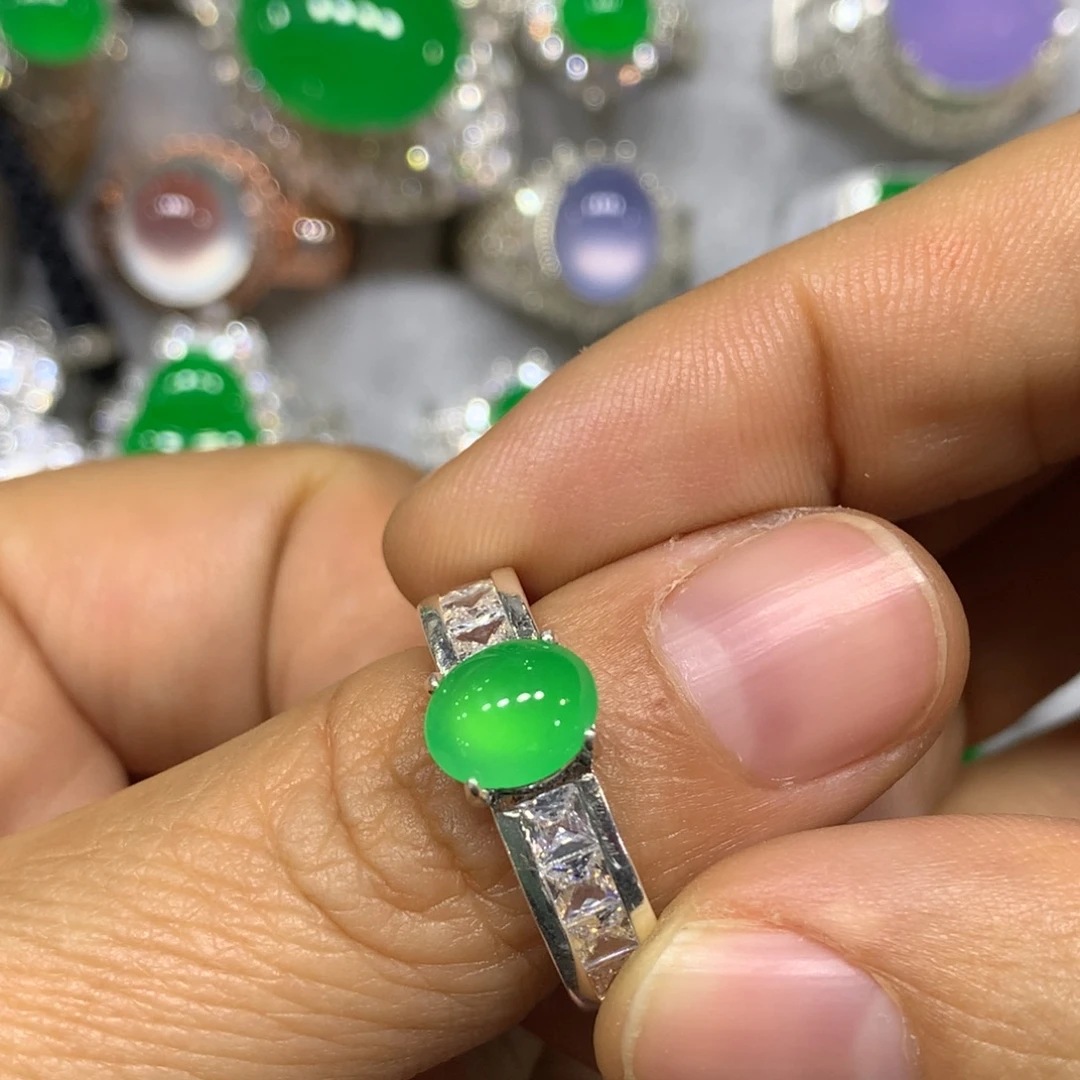 定制翡翠未镶嵌买断不退