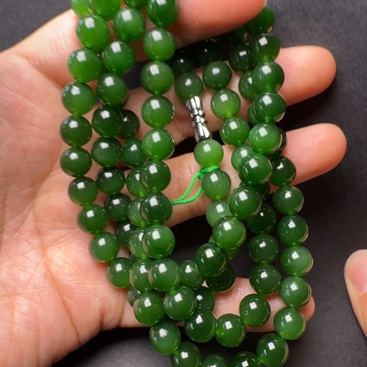 和田玉（碧玉）未镶嵌项链