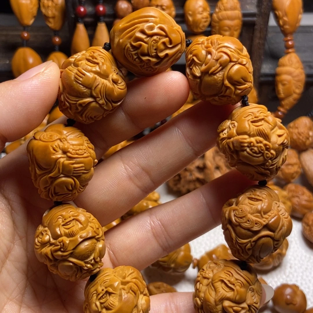 【闪购商品】手串/手链橄榄核八方财神