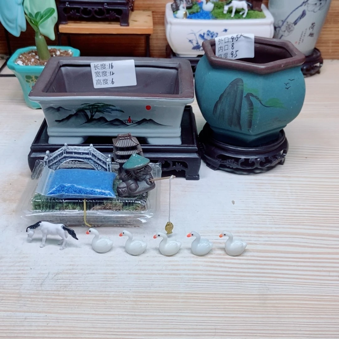 瓷片陶瓷花盆陶瓷艺术